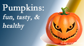 Dr. Hoang's Chiropractic Clinic appreciates the pumpkin for its decorative and nutritional benefits especially the anti-inflammatory and antioxidant!