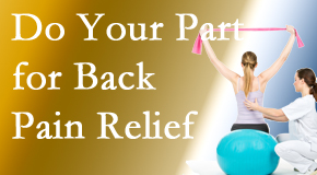 Dr. Hoang's Chiropractic Clinic calls on back pain sufferers to participate in their own back pain relief recovery. 