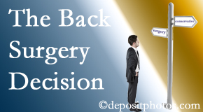 Montreal back surgery for a disc herniation is an option to be carefully studied before a decision is made to proceed. 