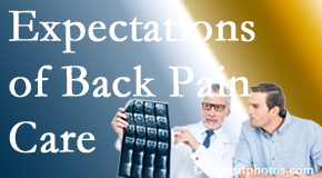 The pain relief expectations of Montreal back pain patients influence their satisfaction with chiropractic care. What is realistic?