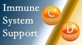 Dr. Hoang's Chiropractic Clinic presents details about the benefits of vitamins C and D for the immune system to fight infection. 