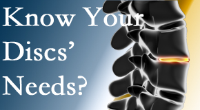 Your Montreal chiropractor knows all about spinal discs and what they need nutritionally. Do you?
