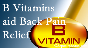Dr. Hoang's Chiropractic Clinic may include B vitamins in the Montreal chiropractic treatment plan of back pain sufferers. 