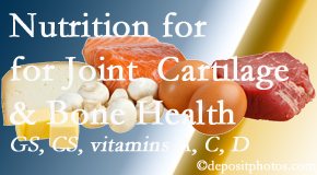 Dr. Hoang's Chiropractic Clinic describes the benefits of vitamins A, C, and D as well as glucosamine and chondroitin sulfate for cartilage, joint and bone health. 