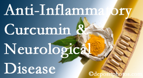 Dr. Hoang's Chiropractic Clinic introduces recent findings on the benefit of curcumin on inflammation reduction and even neurological disease containment.