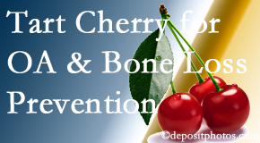 Dr. Hoang's Chiropractic Clinic shares that tart cherries may enhance bone health and prevent osteoarthritis.