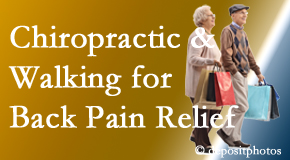 Dr. Hoang's Chiropractic Clinic encourages walking for back pain relief along with chiropractic treatment to maximize distance walked.