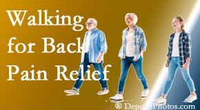Dr. Hoang's Chiropractic Clinic often recommends walking for Montreal back pain sufferers.