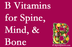 Montreal bone, spine and mind benefit from B vitamin intake and exercise.