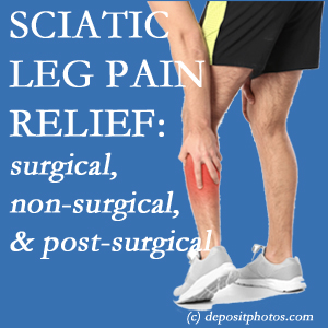 The Montreal chiropractic relieving treatment for sciatic leg pain works non-surgically and post-surgically for many sufferers.