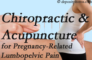 Montreal chiropractic and acupuncture may help pregnancy-related back pain and lumbopelvic pain.