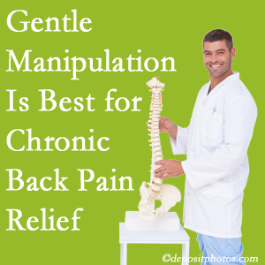 Gentle Montreal chiropractic treatment of chronic low back pain is superior. 