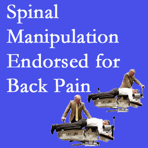 Montreal chiropractic care includes spinal manipulation, an effective,  non-invasive, non-drug approach to low back pain relief.