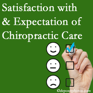 Montreal chiropractic care delivers patient satisfaction and meets patient expectations of pain relief.