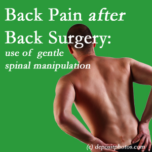 image of a Montreal spinal manipulation for back pain after back surgery