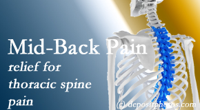 Dr. Hoang's Chiropractic Clinic delivers gentle chiropractic treatment to relieve mid-back pain in the thoracic spine. 