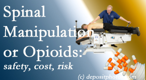 Dr. Hoang's Chiropractic Clinic presents new comparison studies of the safety, cost, and effectiveness in reducing the need for further care of chronic low back pain: opioid vs spinal manipulation treatments.