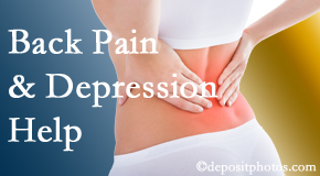 Montreal depression that accompanies chronic back pain often resolves with our chiropractic treatment plan’s Cox® Technic Flexion Distraction and Decompression.