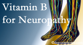 Dr. Hoang's Chiropractic Clinic values the benefits of nutrition, especially vitamin B, for neuropathy pain along with spinal manipulation.