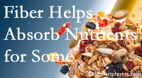 Dr. Hoang's Chiropractic Clinic shares research about benefit of fiber for nutrient absorption and osteoporosis prevention/bone mineral density enhancement.