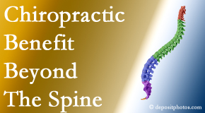Dr. Hoang's Chiropractic Clinic chiropractic care benefits more than the spine particularly when the thoracic spine is treated!