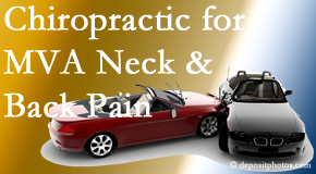 Dr. Hoang's Chiropractic Clinic provides gentle relieving Cox Technic to help heal neck pain after an MVA car accident.