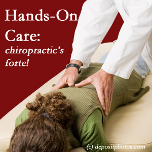 image of Montreal chiropractic hands-on treatment