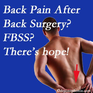 Montreal chiropractic care has a treatment plan for relieving post-back surgery continued pain (FBSS or failed back surgery syndrome).