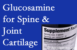 Montreal chiropractic nutritional support urges glucosamine for joint and spine cartilage health and potential regeneration. 