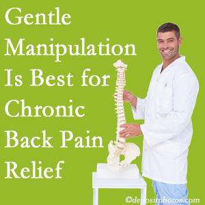 Gentle Montreal chiropractic treatment of chronic low back pain is superior.