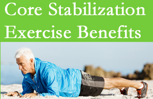 Dr. Hoang's Chiropractic Clinic presents support for core stabilization exercises at any age in the management and prevention of back pain. 